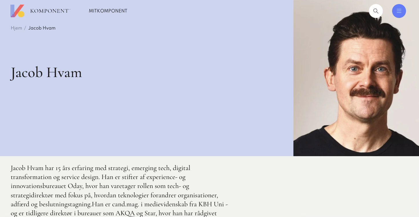 Jacob Hvam hos Komponent